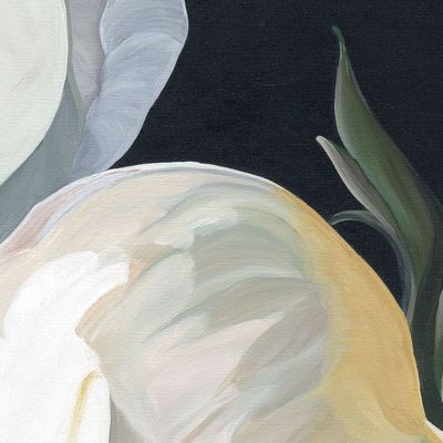 Wallpaper - Gilda Original Large Flower Panoramic Wallpaper - LA MAISON MURAEM