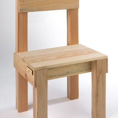 Chaises - Chaise enfant Bois de palette Recyclé - LIEU MULTIPLE