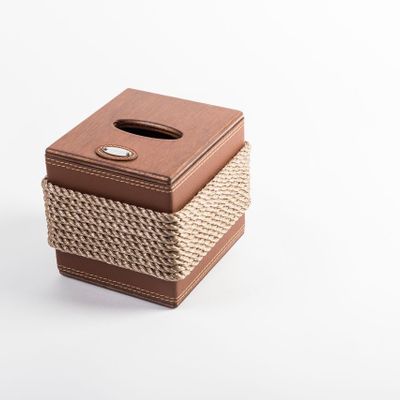 Objets de décoration - Support Kleenex en bois (cube). - MARRICREO - INDOOR/OUTDOOR