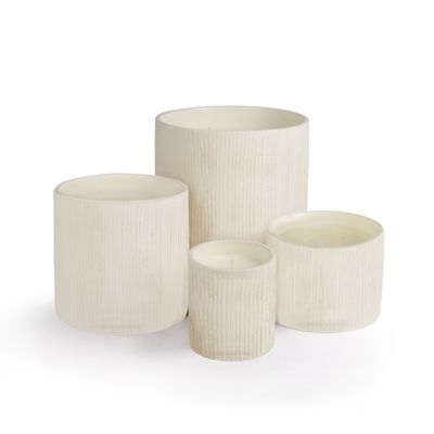 Decorative objects - Strié White - CÔTÉ BOUGIE MARRAKECH