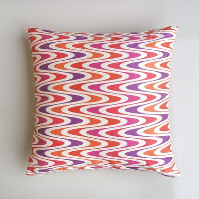 Fabric cushions - Swirl Silk Cushion Cover - ML FABRICS