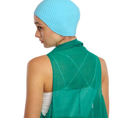 Accessoires cheveux - Bleu Bonnet de bain rétro - KORES ACCESSORIES