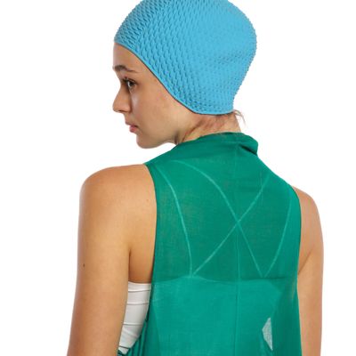 Hair accessories - Blue Vintage Bubble Swim Cap - KORES ACCESSORIES