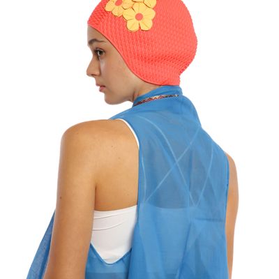 Accessoires cheveux - Fuchsia Bonnet Avec trois Fleurs - KORES ACCESSORIES