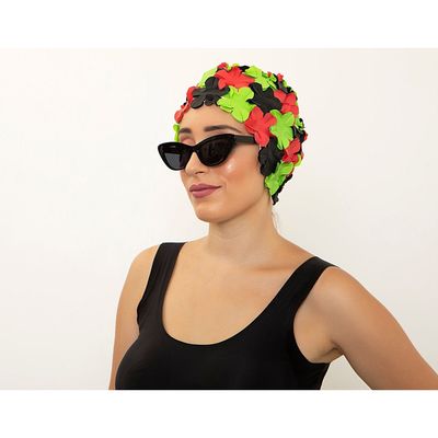 Accessoires cheveux - Bonnet de bain Fleurs Multicolore - KORES ACCESSORIES