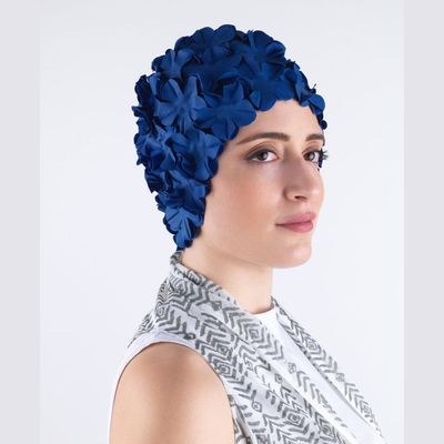 Accessoires cheveux - Bleu Bonnet de Bain Fleurs Une couleur - KORES ACCESSORIES