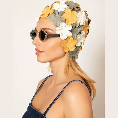 Hair accessories - Vintage Multicolor Swim Cap - KORES ACCESSORIES