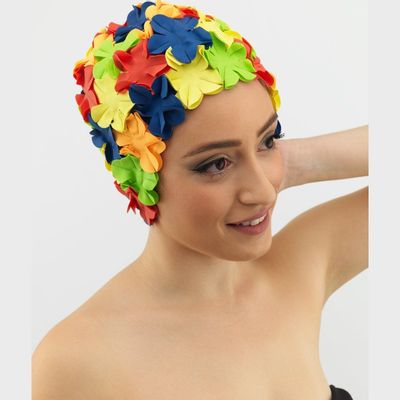 Hair accessories - Vintage Multicolor Swim Cap - KORES ACCESSORIES