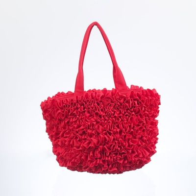 Bags and totes - Ruffle Bag With Handles - KORES ACCESSORIES