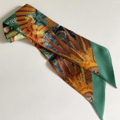 Scarves - Twilly Nautile beige - PATRICIA LAUZES