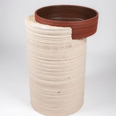 Washbasins - wash Basin Limestone x Clay - BROOT BY ASSIMAGRA