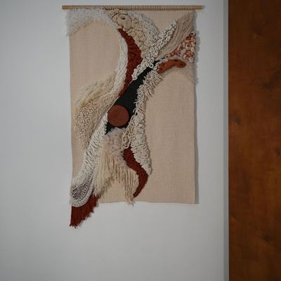 Design carpets - Tapestry  "Tide of Changes", unique object - GALERIE SANA MOREAU