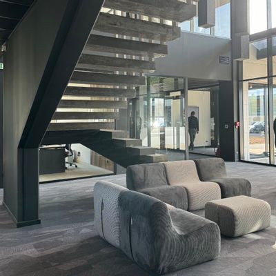 Armchairs - COCOTTE modular armchair (ecru&black) - MAISON JEUDI