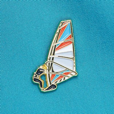 Brooches - Pin Windsurfer - PINPINPIN.IT