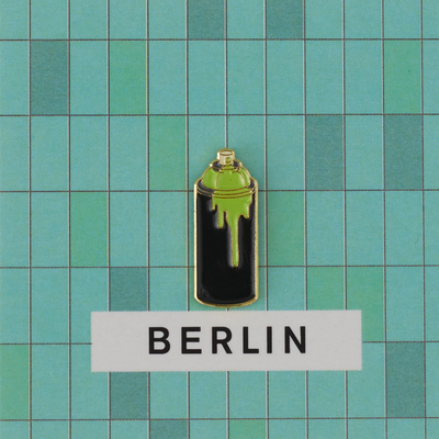 Brooches - Pin Graffity Green - PINPINPIN.IT