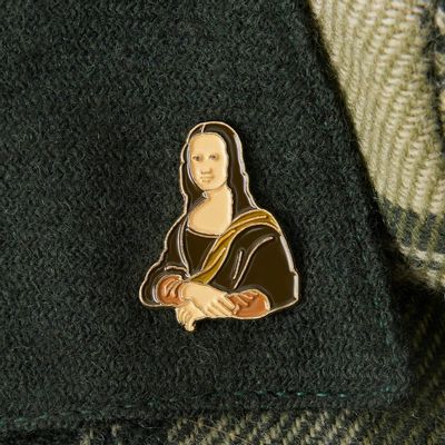 Brooches - Pin Mona Lisa - Leonardo da Vinci, 1503–1519 - PINPINPIN.IT