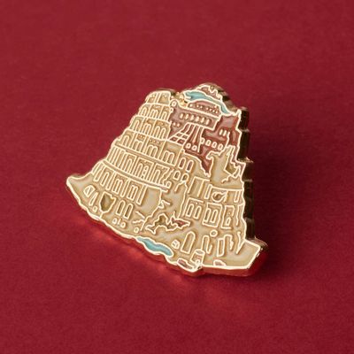 Brooches - Pin The Elder Tower of Babel - Pieter Bruegel, 1563 - PINPINPIN.IT