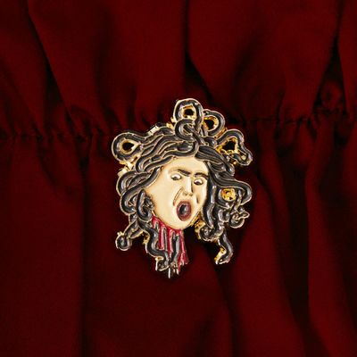 Brooches - Pin Medusa - Caravaggio, 1597 - PINPINPIN.IT