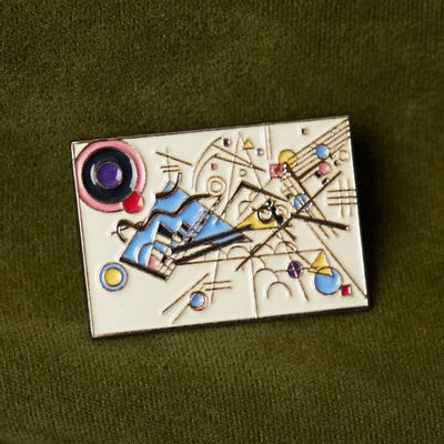 Brooches - Pin Composition VIII - Wassily Kandinsky, 1923 - PINPINPIN.IT