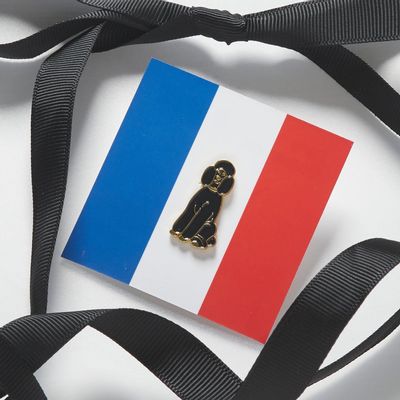 Brooches - Pin Poodle black - PINPINPIN.IT