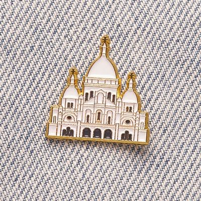 Brooches - Pin Sacre coeur - PINPINPIN.IT