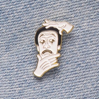 Brooches - Pin Mime - PINPINPIN.IT