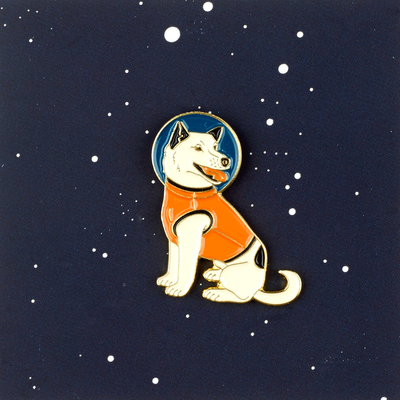 Brooches - Pin Belka The Space Dog - PINPINPIN.IT