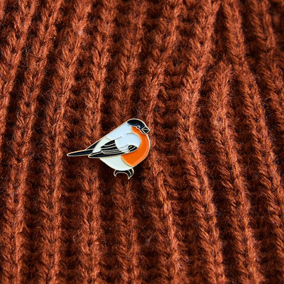 Brooches - Pin Bullfinch - PINPINPIN.IT
