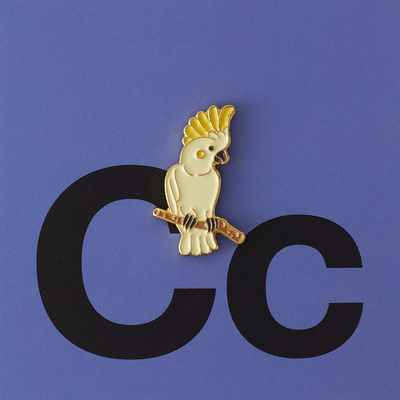 Brooches - Pin Cockatoo - PINPINPIN.IT