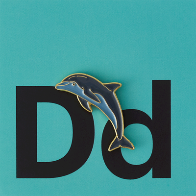 Brooches - Pin Dolphin - PINPINPIN.IT