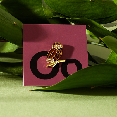 Brooches - Pin Owl - PINPINPIN.IT