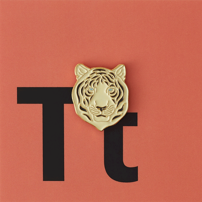 Broches - Pin Tigre Blanc - PINPINPIN.IT