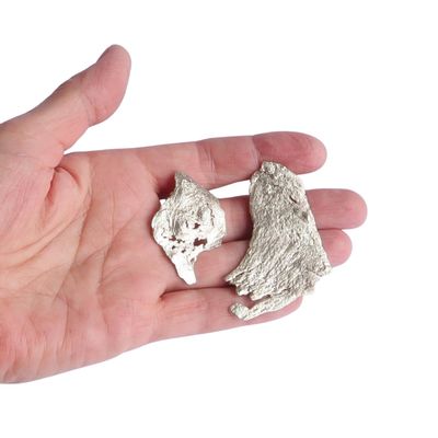 Bijoux - Boucles d'oreilles Eucalyptus bark ND24 334 - LITTLE NOTHING - PAULA CASTRO