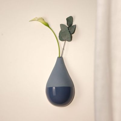 Decorative objects - EARTHEN DROP (Soliflora for dried flowers) - MONOCHROMIC CERAMIC