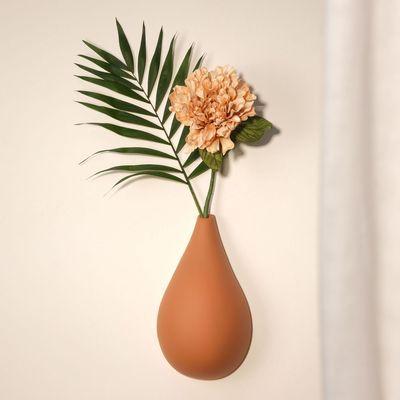 Accessoires de déco extérieure - GOUTTE DE TERRE (Soliflore pour fleurs séchées) - Intemporelles - MONOCHROMIC CERAMIC