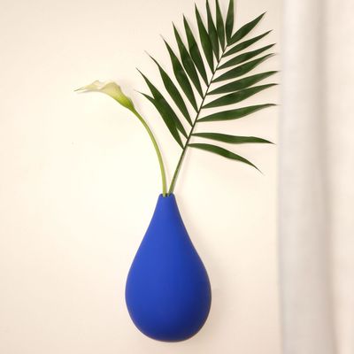 Outdoor decorative accessories - EARTHEN DROP (Soliflora for dried flowers) - Timeless - MONOCHROMIC CERAMIC