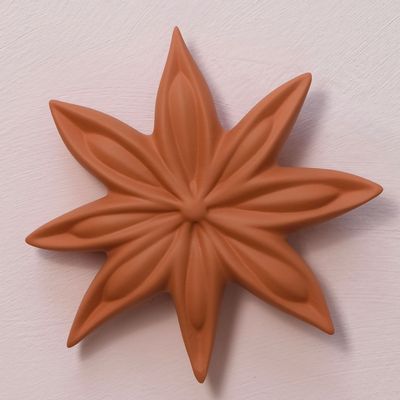 Accessoires de déco extérieure - JANIS (Fleur de badiane) - Intemporelle - MONOCHROMIC CERAMIC