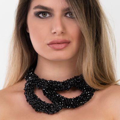 Bijoux - LIGHT BLACK COLLAR - LE DELLI SANTI