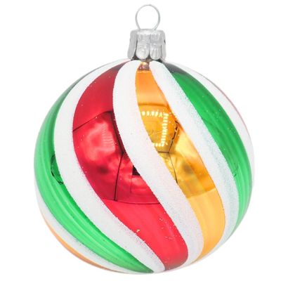 Guirlandes et boules de Noël - STRIPES Boule de Noël - MRSTWINKLE