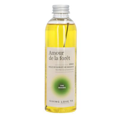 Cosmétiques - Huile de soin et de massage THE WOODS Respirer & se ressourcer 200 ml - GIVING LOVE TO, A BRAND OF REGEN GMBH