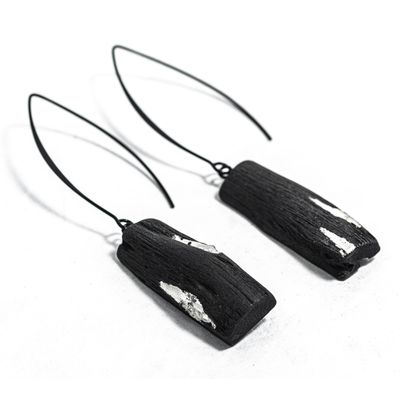 Jewelry - Boucles d'oreilles PALLA-FULI - CHARCOAL ESKIMEÏT