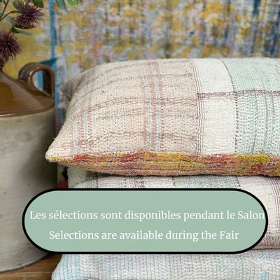 Comforters and pillows - Sari Kantha Fine Q Cushions - QUOTE COPENHAGEN APS