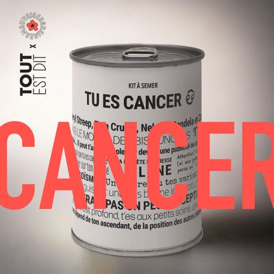 Gifts - Seed kits\" Cancer\” in collaboration with\ "Tout est dit\" - MAUVAISES GRAINES