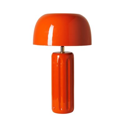 Table lamps - Red lacquered table lamp Linda - CHEHOMA