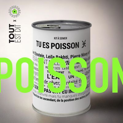 Gifts - Sowing kits\" Poisson\” in collaboration with\ "Tout est dit\" - MAUVAISES GRAINES