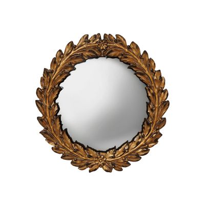 Mirrors - Antique gold convex mirror César - CHEHOMA