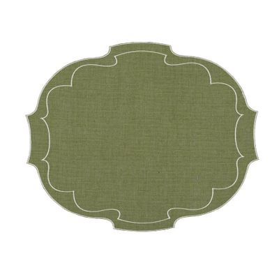 Table linen - Parentesi Oval Placemat - LA GALLINA MATTA