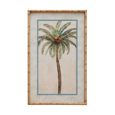 Cadres - Palm tree frame with bamboo style edge - CHEHOMA