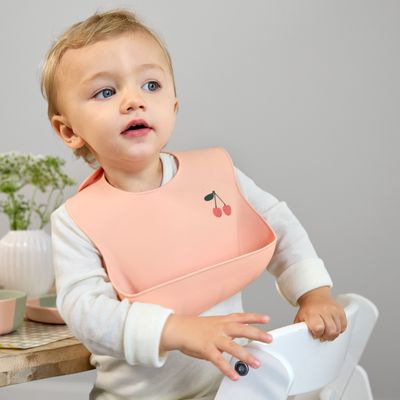 Repas pour enfant - LÄSSIG Silicone BiB Happy Fruits - LASSIG GMBH