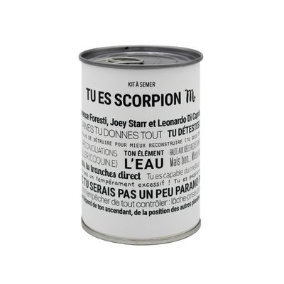 Gifts - Sowing kits\" Scorpion\” in collaboration with\ "Tout est dit\" - MAUVAISES GRAINES